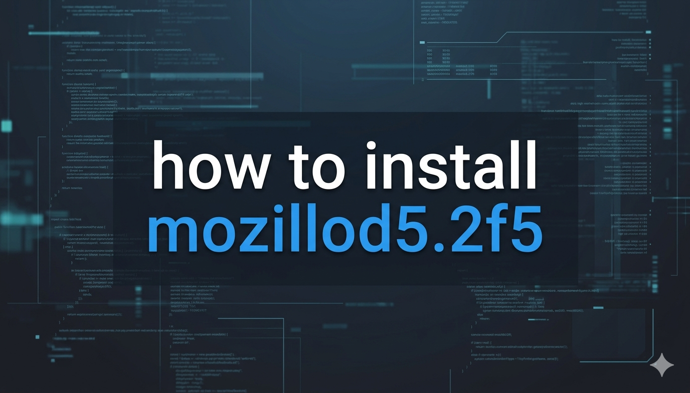 how to install mozillod5.2f5