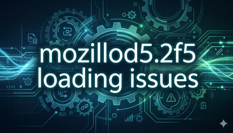 mozillod5.2f5 loading issues