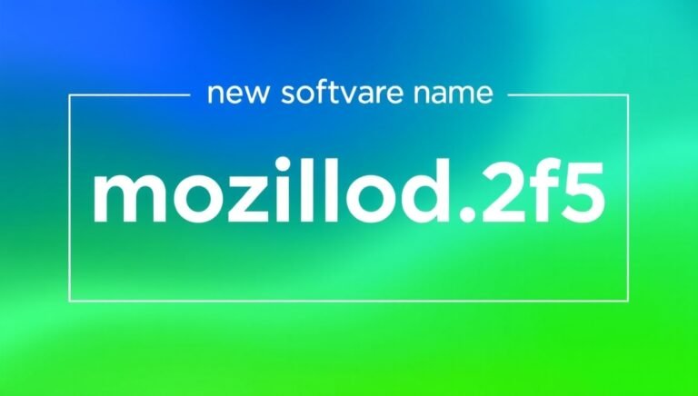 new software name mozillod5.2f5