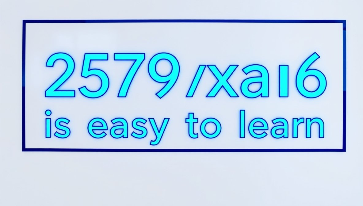 is 2579xao6 easy to learn