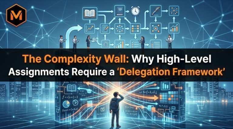 The Complexity Wall: Why High-Level Assignments Require a ‘Delegation Framework’